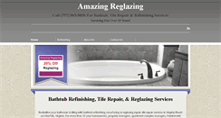 Desktop Screenshot of amazingreglazingva.com